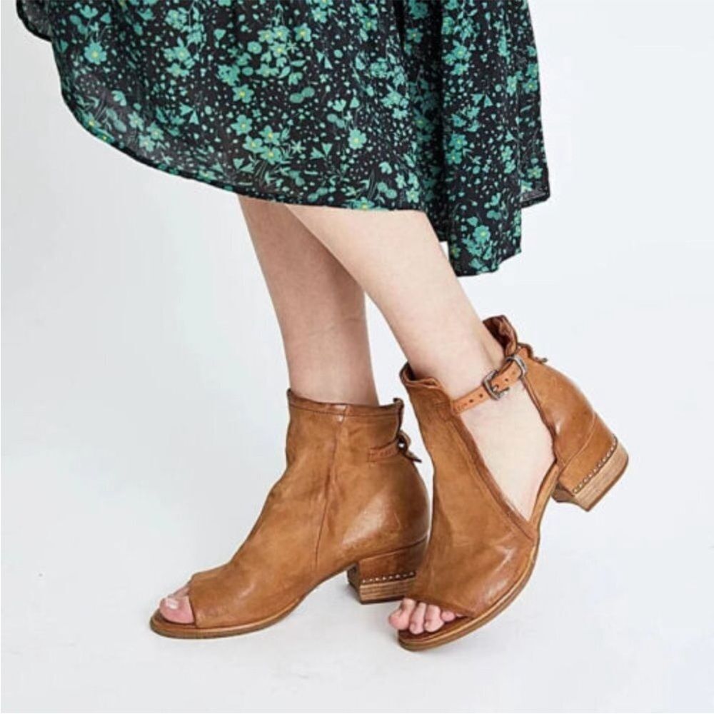 A.S.98 Tan Leather Sandals